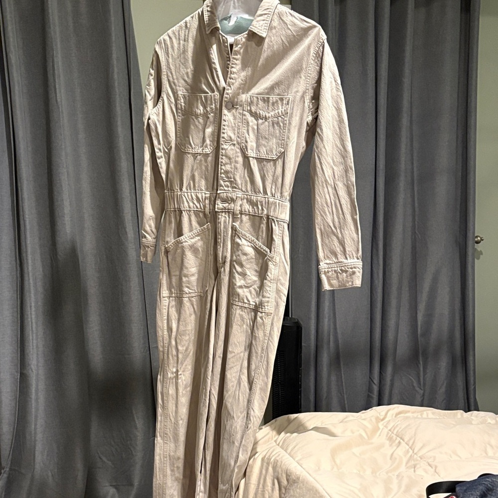 Universal Thread Cream Wide Leg Jumpsuit